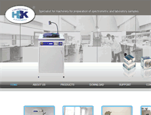 Tablet Screenshot of hk-lab.com